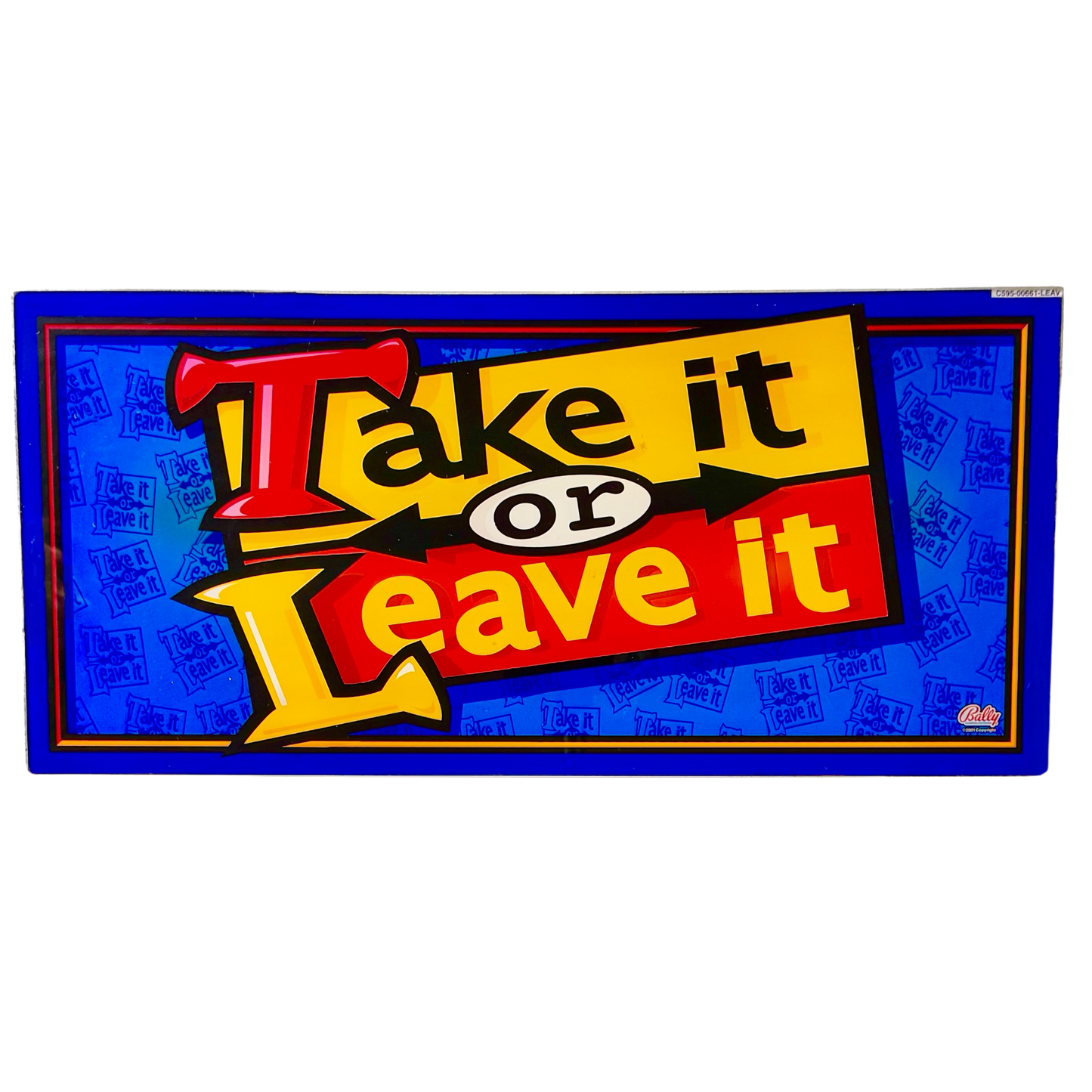 Take It Or Leave It Slot Glass