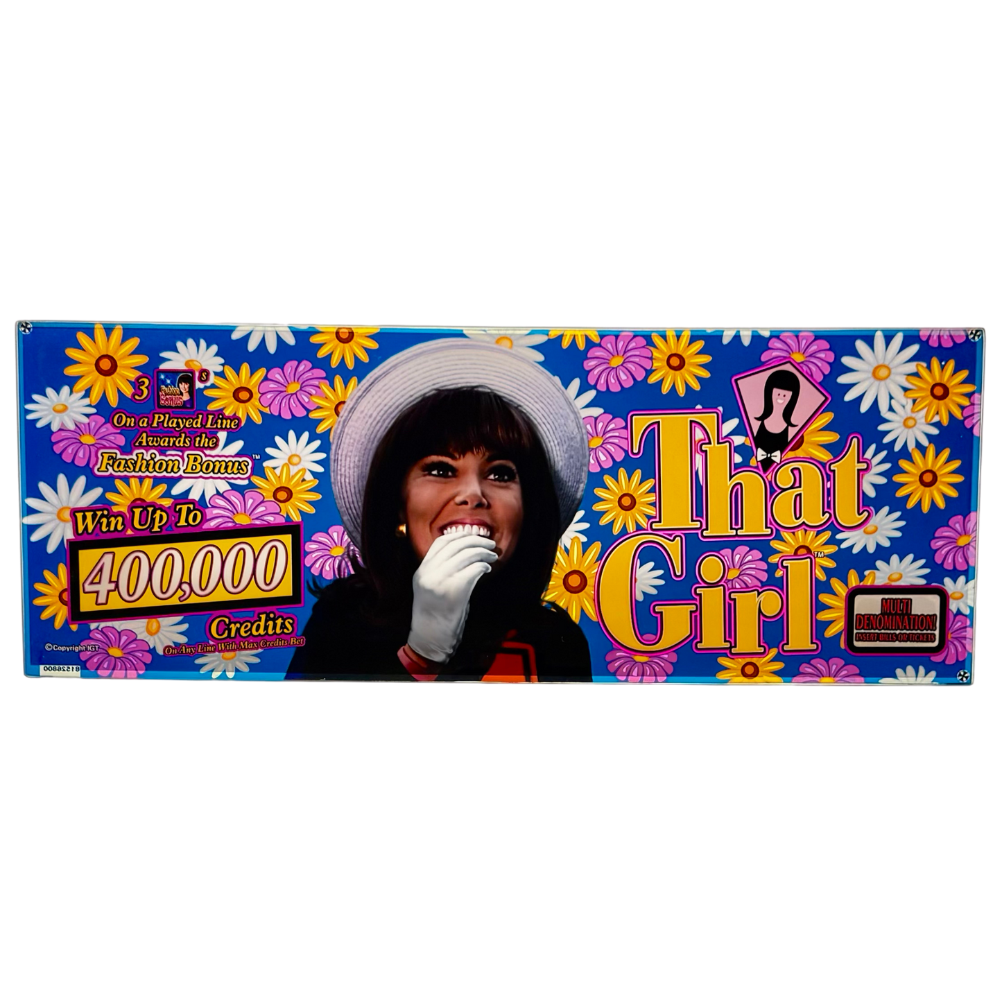 That Girl Slot Glass