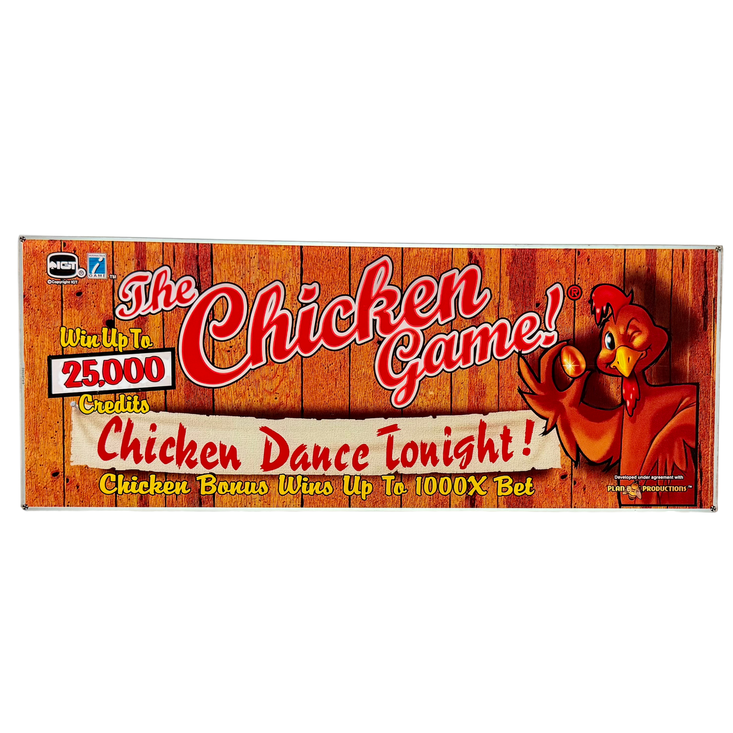 Chicken Game Slot Glass