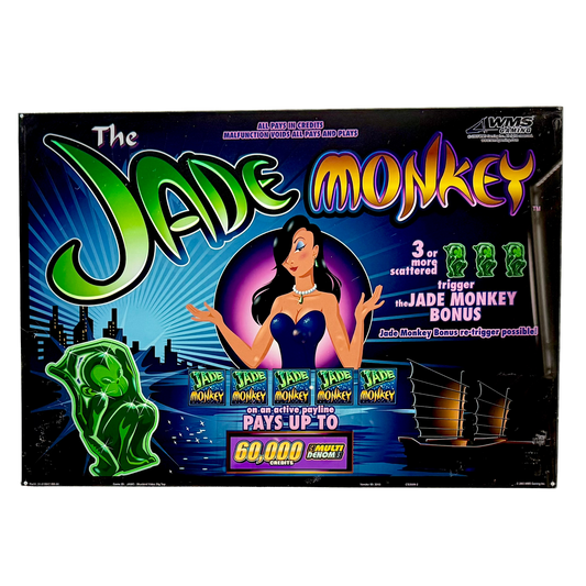 Jade Monkey Jumbo Slot Glass