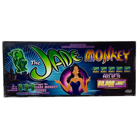 Jade Monkey Slot Glass