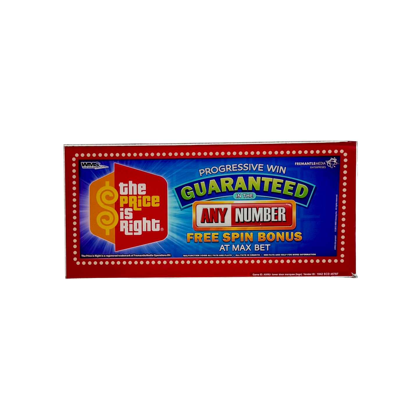The Price Is Right Slot Glass