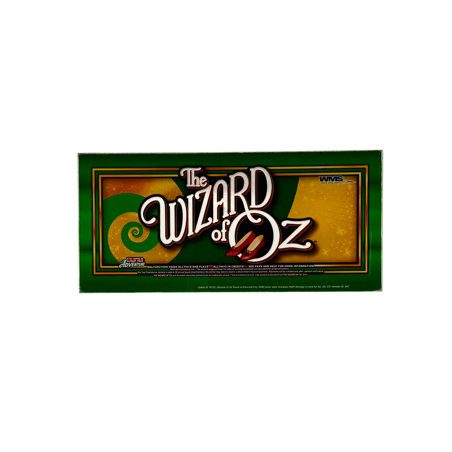 Wizard Of Oz Slot Glass