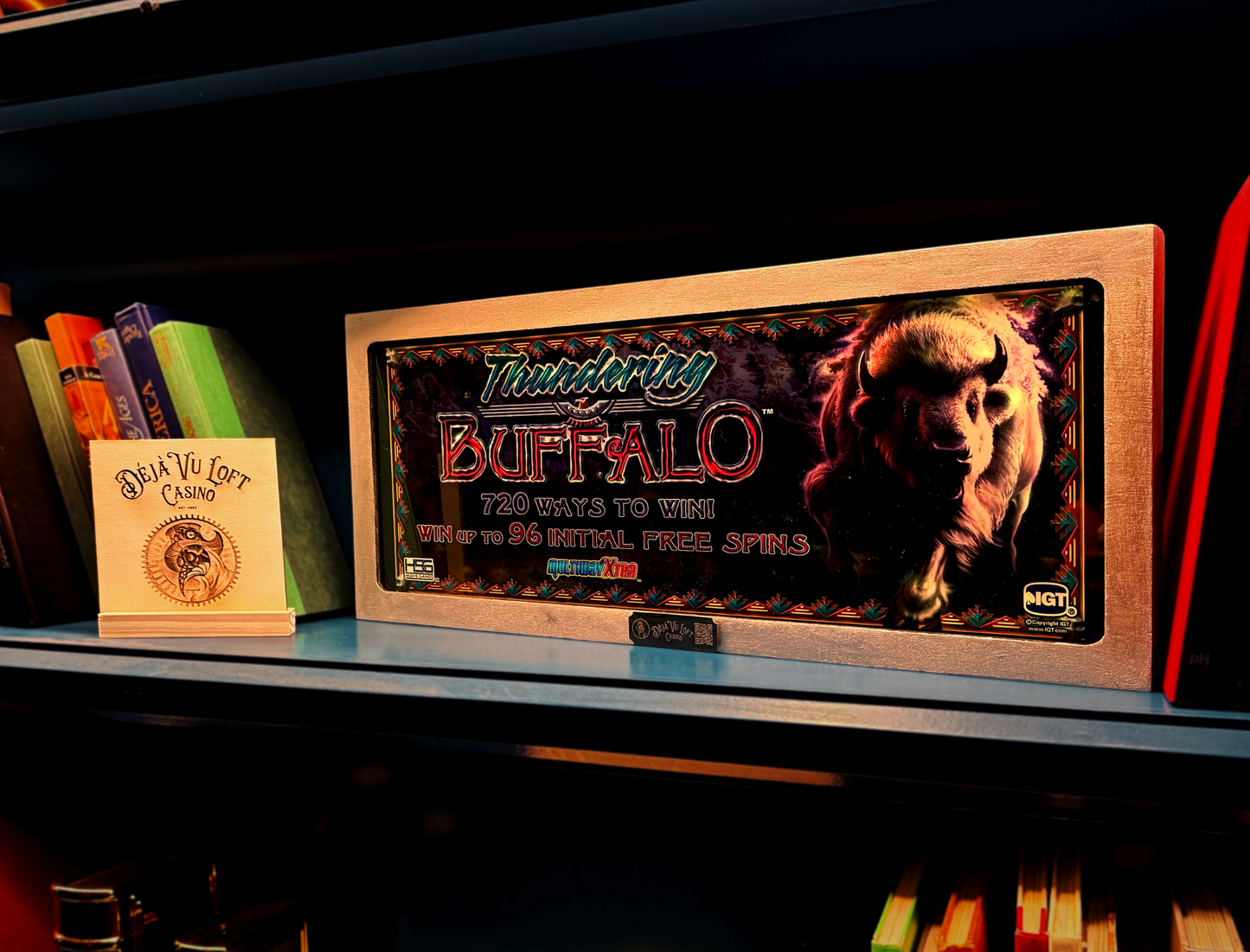 Thundering Buffalo Slot Glass