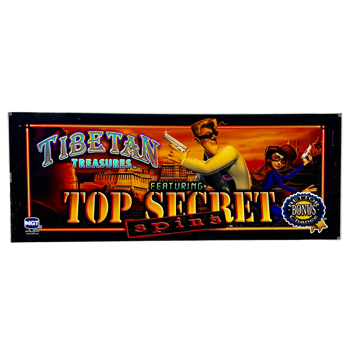 Tibetan Treasure Top Secret Slot Glass