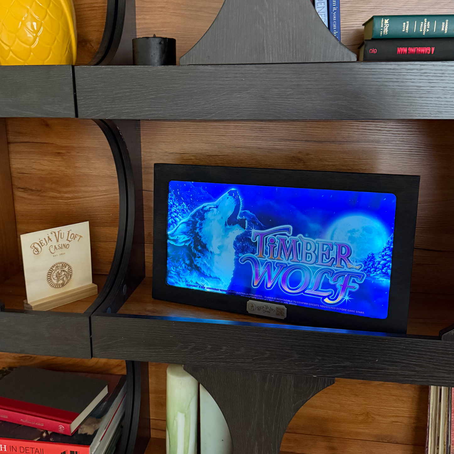 Timber Wolf Slot Retro Acrylic