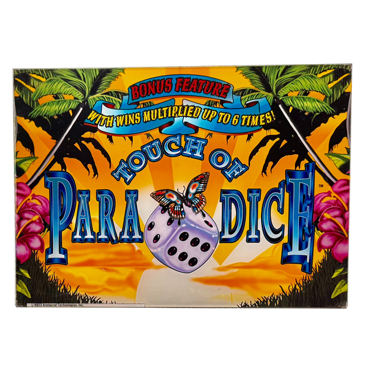 Touch Of Paradice Slot Retro Acrylic