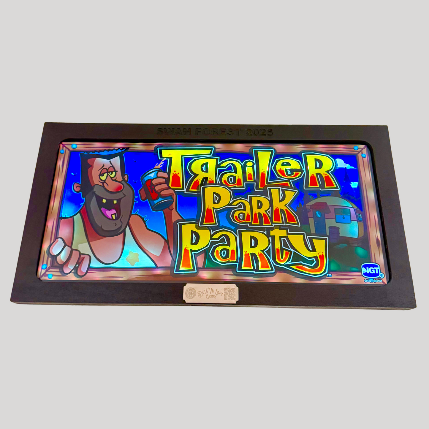 Trailer Park Party Slot Glass