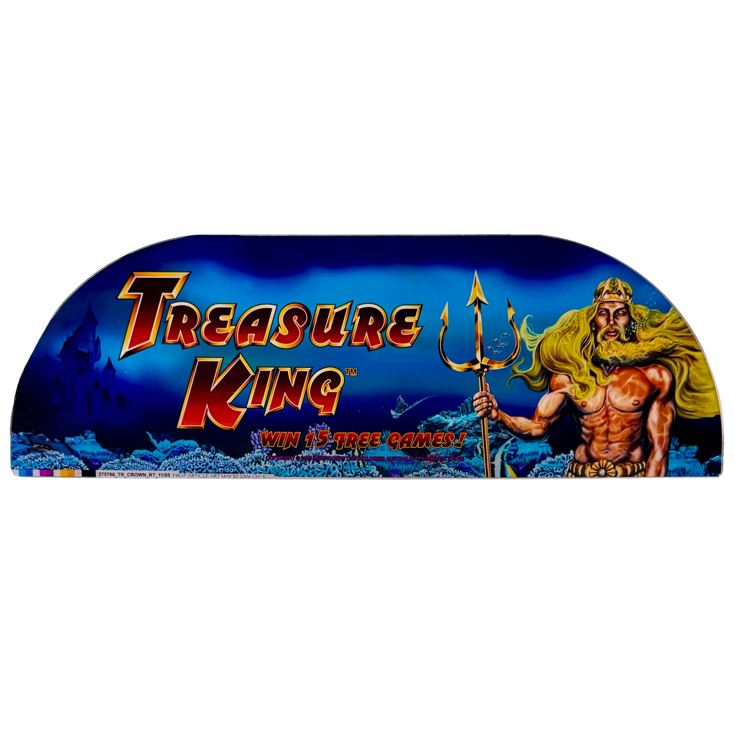 Treasure King Slot Retro Acrylic
