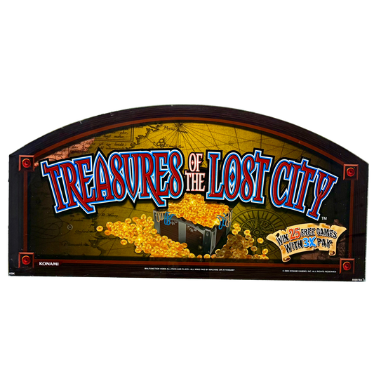 Treasures Of The Lost City Jumbo Slot Glass
