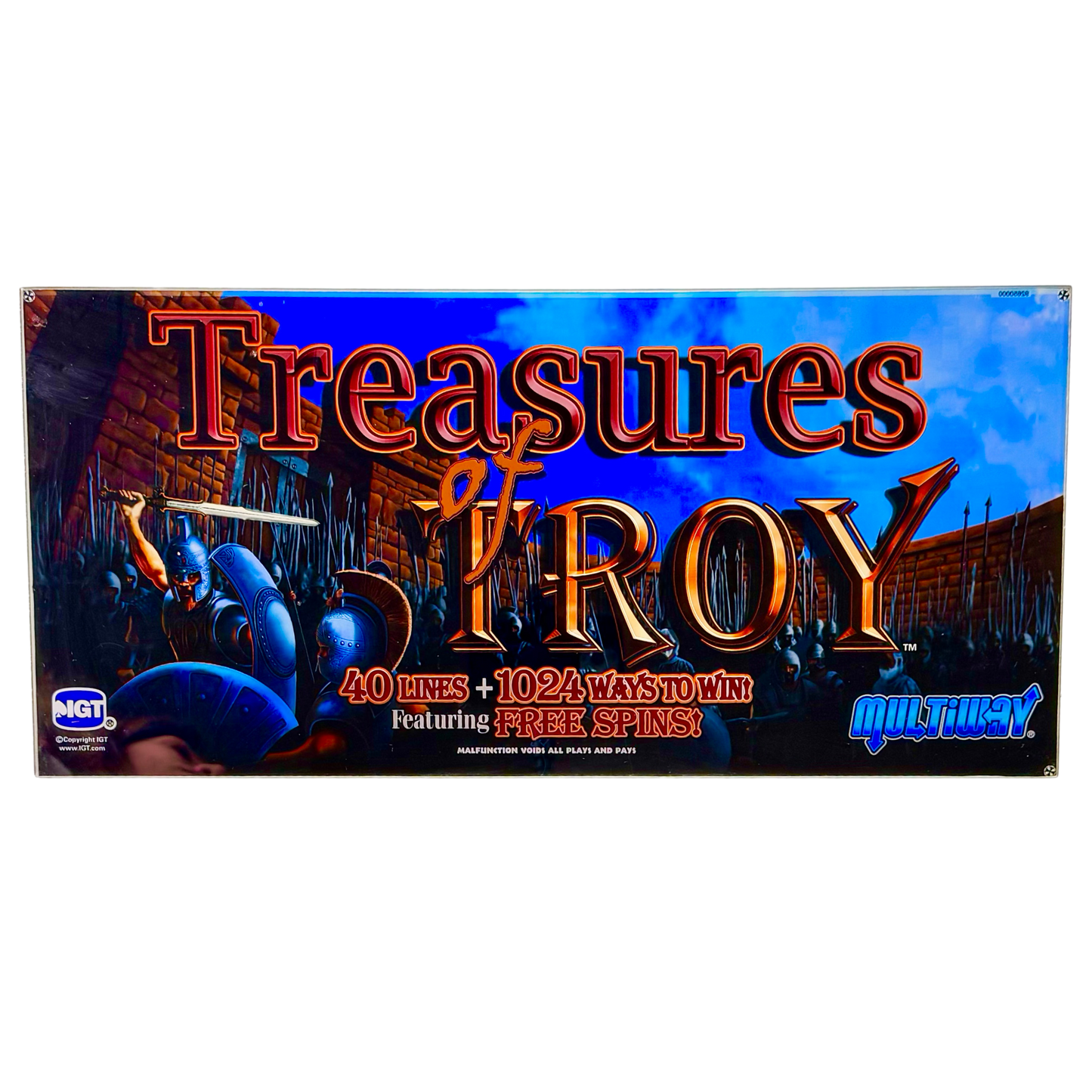 Treasures Of Troy Slot Glass