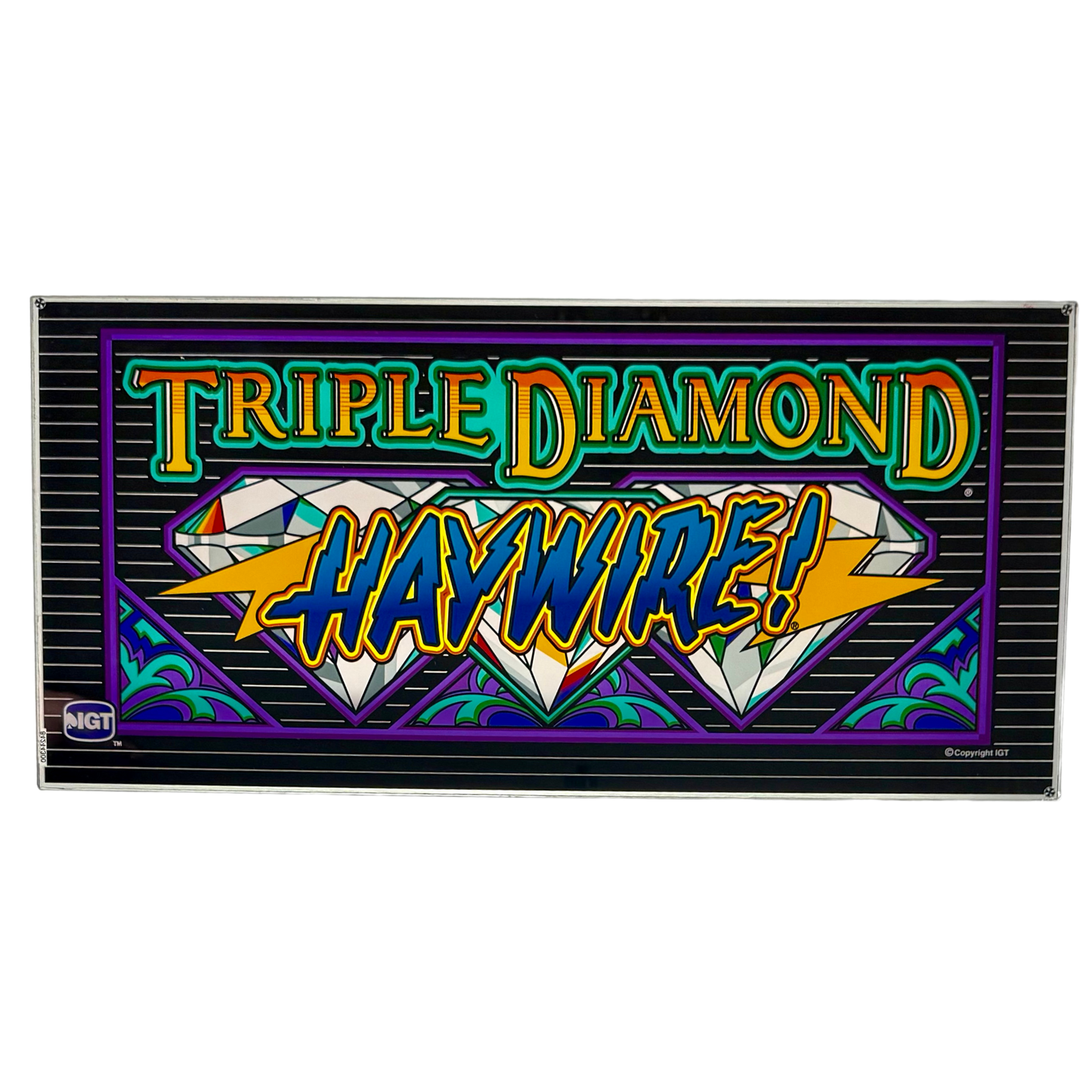 Triple Diamond Haywire! Slot Glass