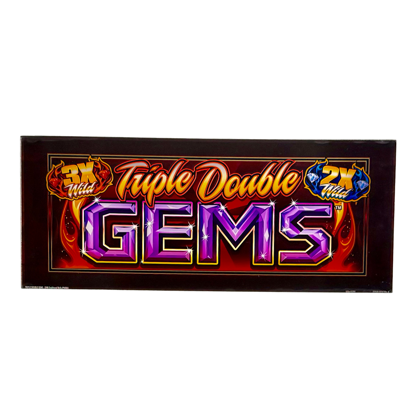 Triple Double Gems Slot Glass