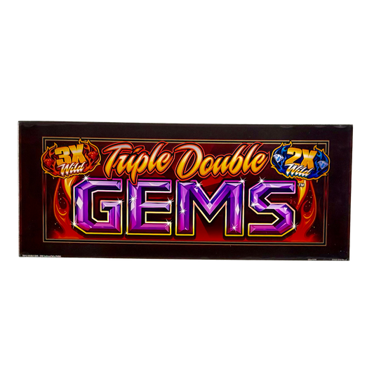 Triple Double Gems Slot Glass