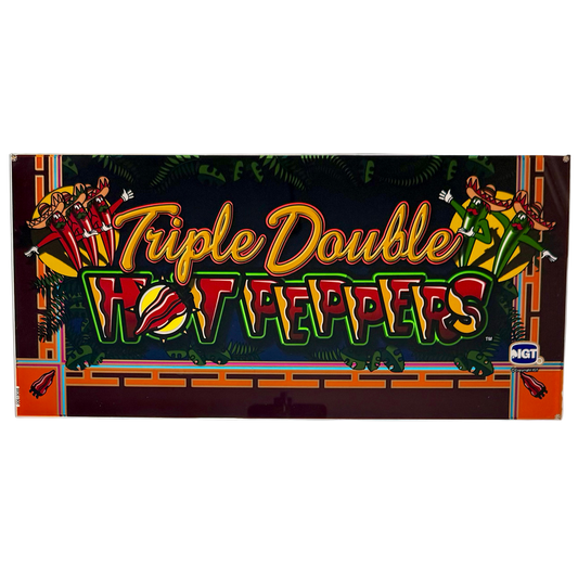 Triple Double Hot Peppers Slot Glass