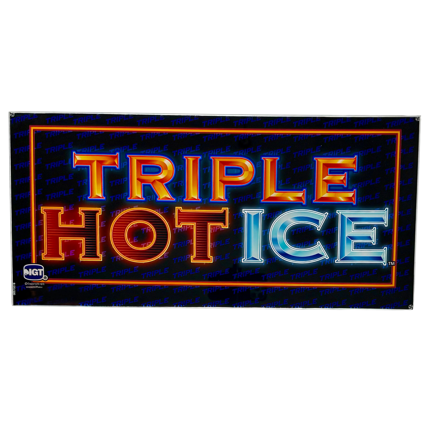 Triple Hot Ice Slot Glass