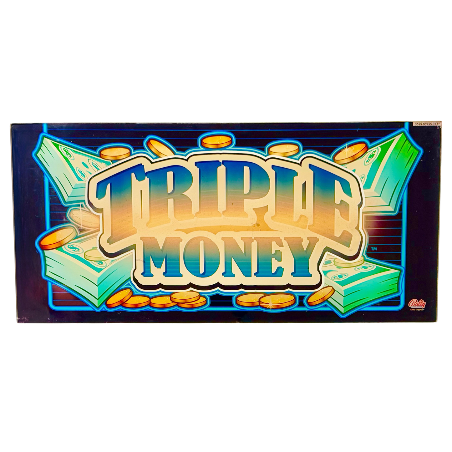 Triple Money Slot Glass