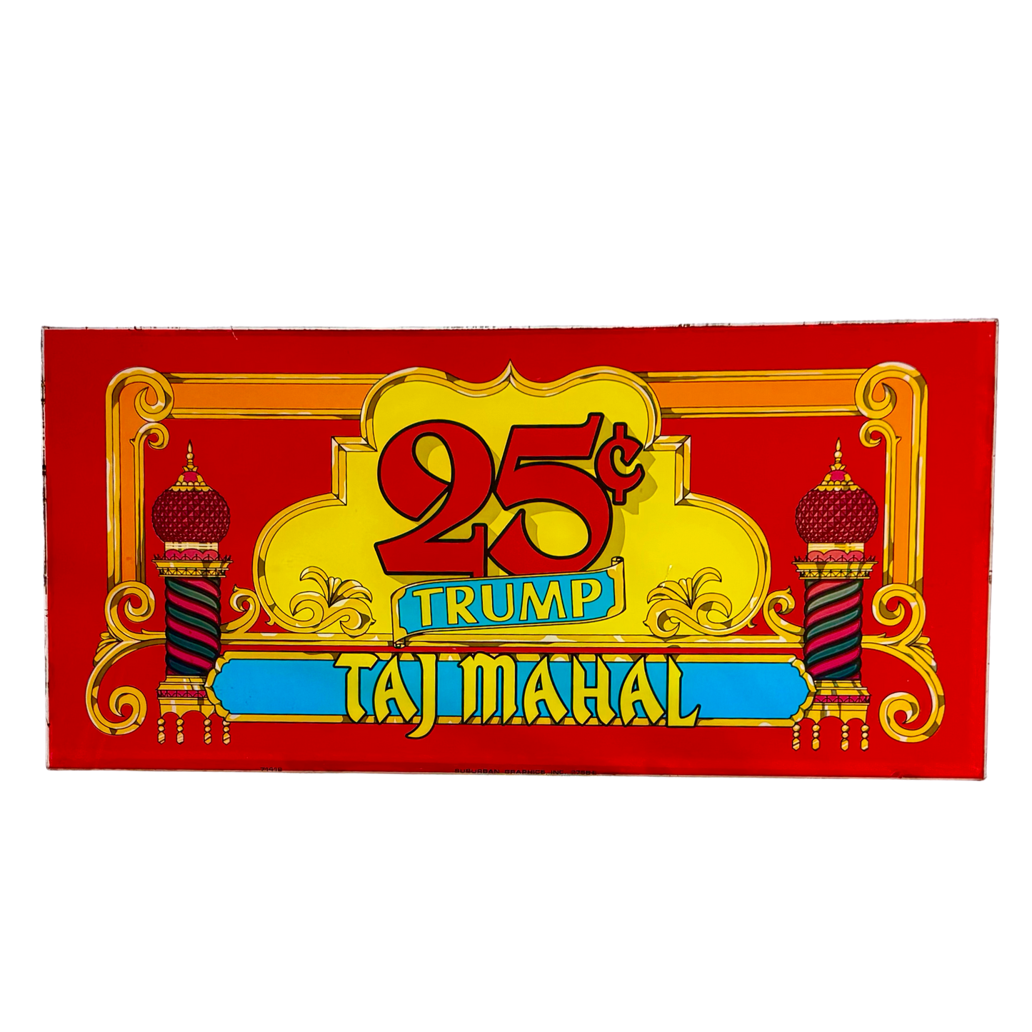 Trump Taj Mahal Slot Glass