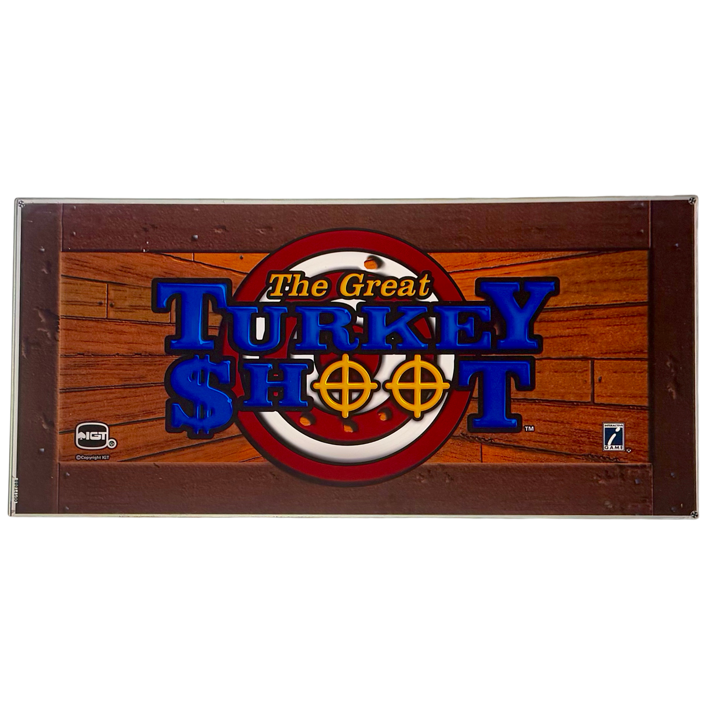 Turkey Shoot Slot Glass