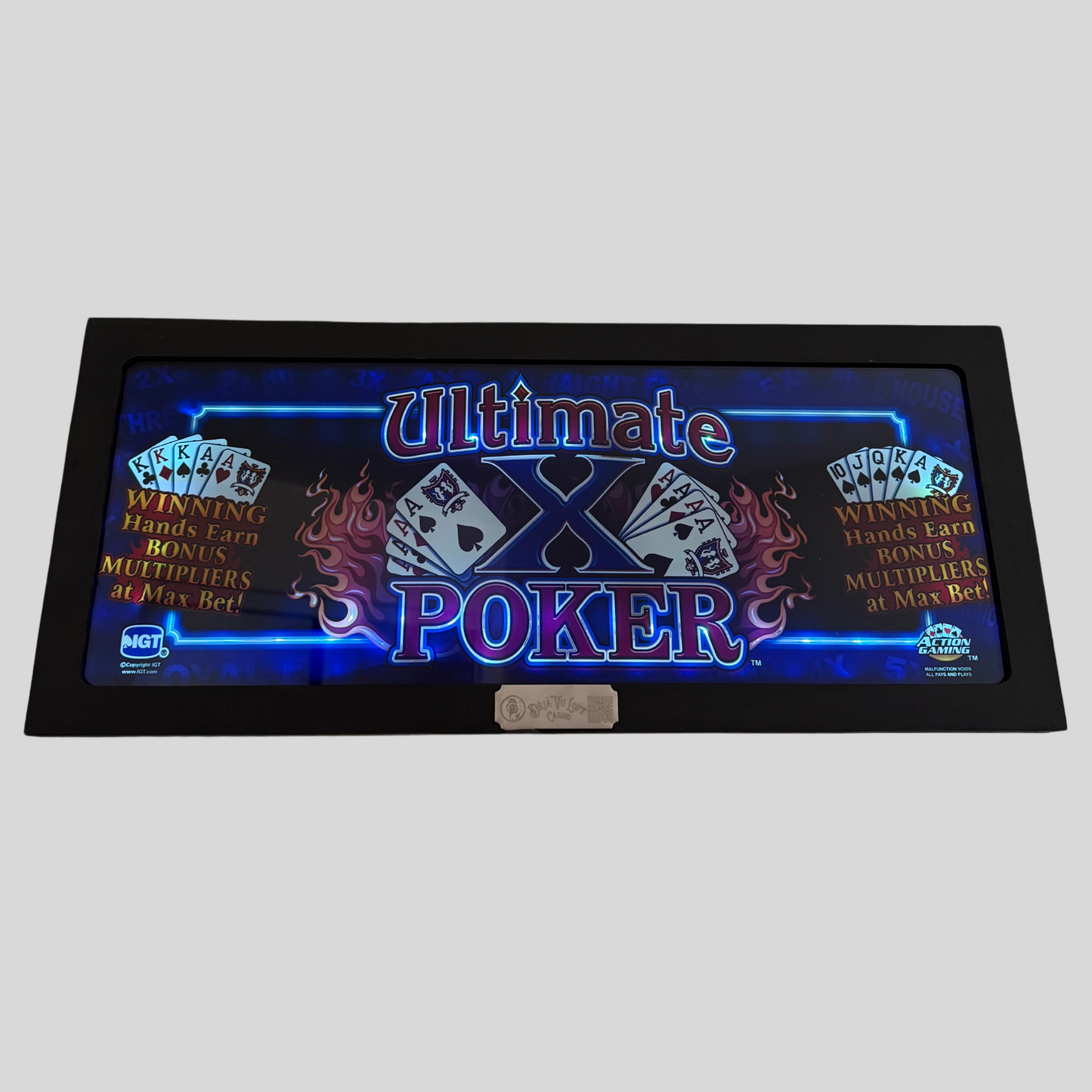 Ultimate X Poker Slot Glass