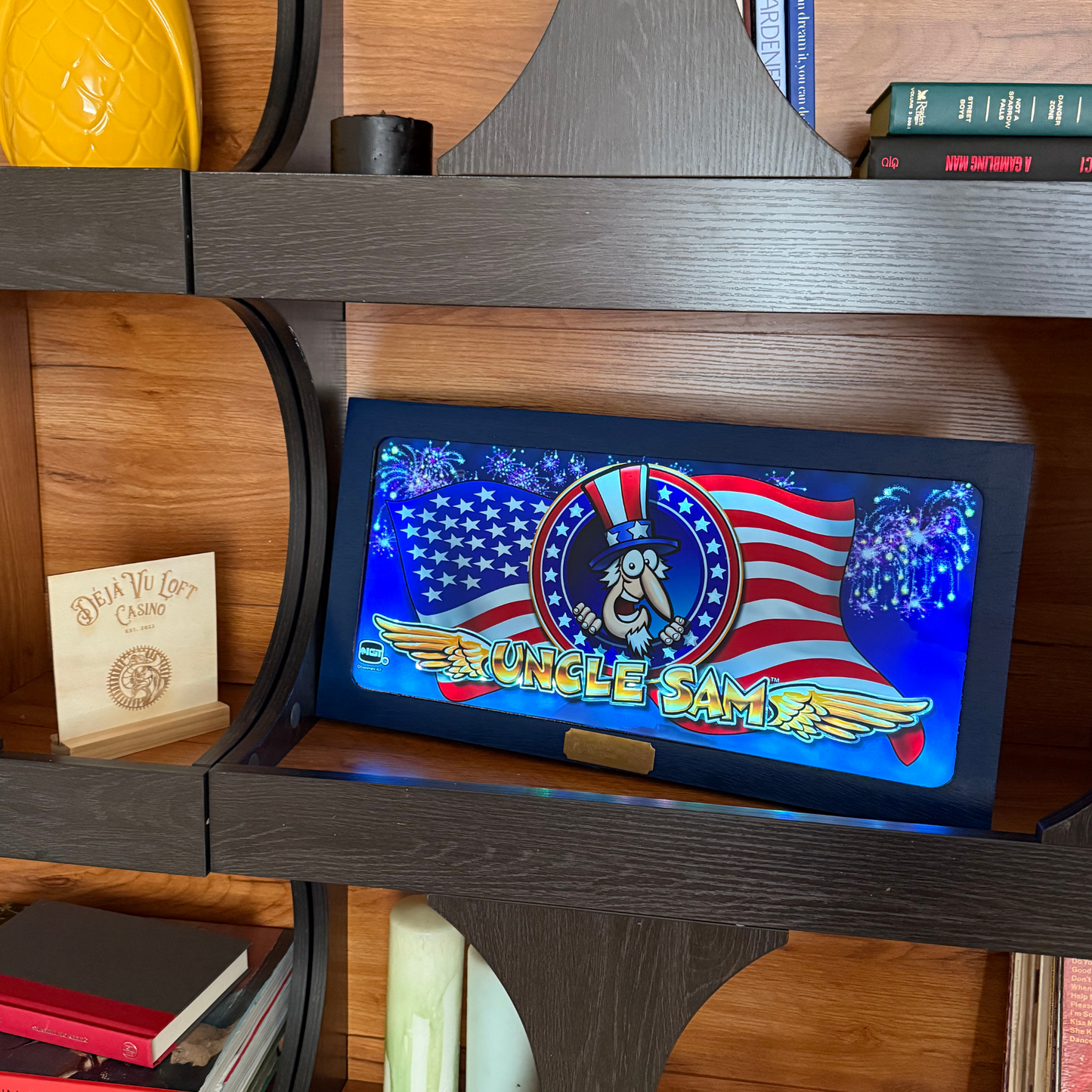 Uncle Sam Slot Glass