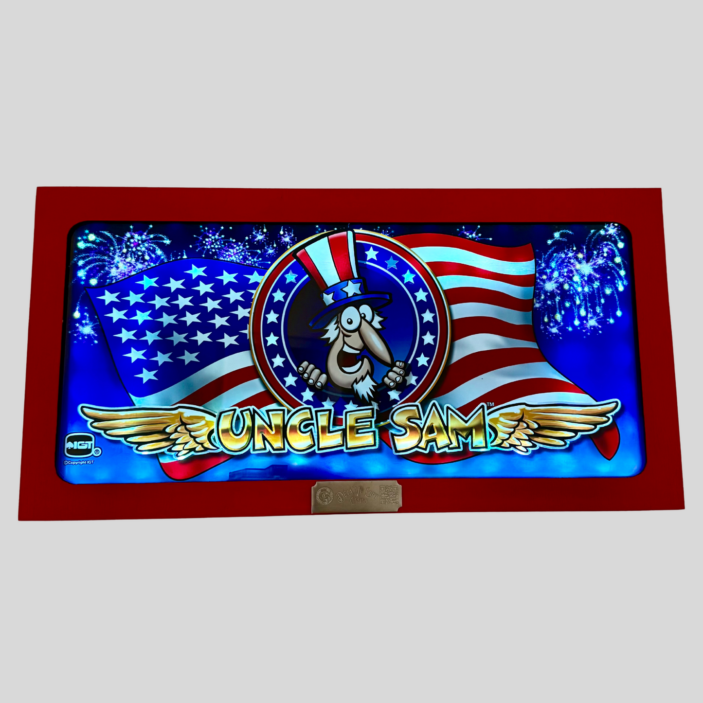 Uncle Sam Slot Glass