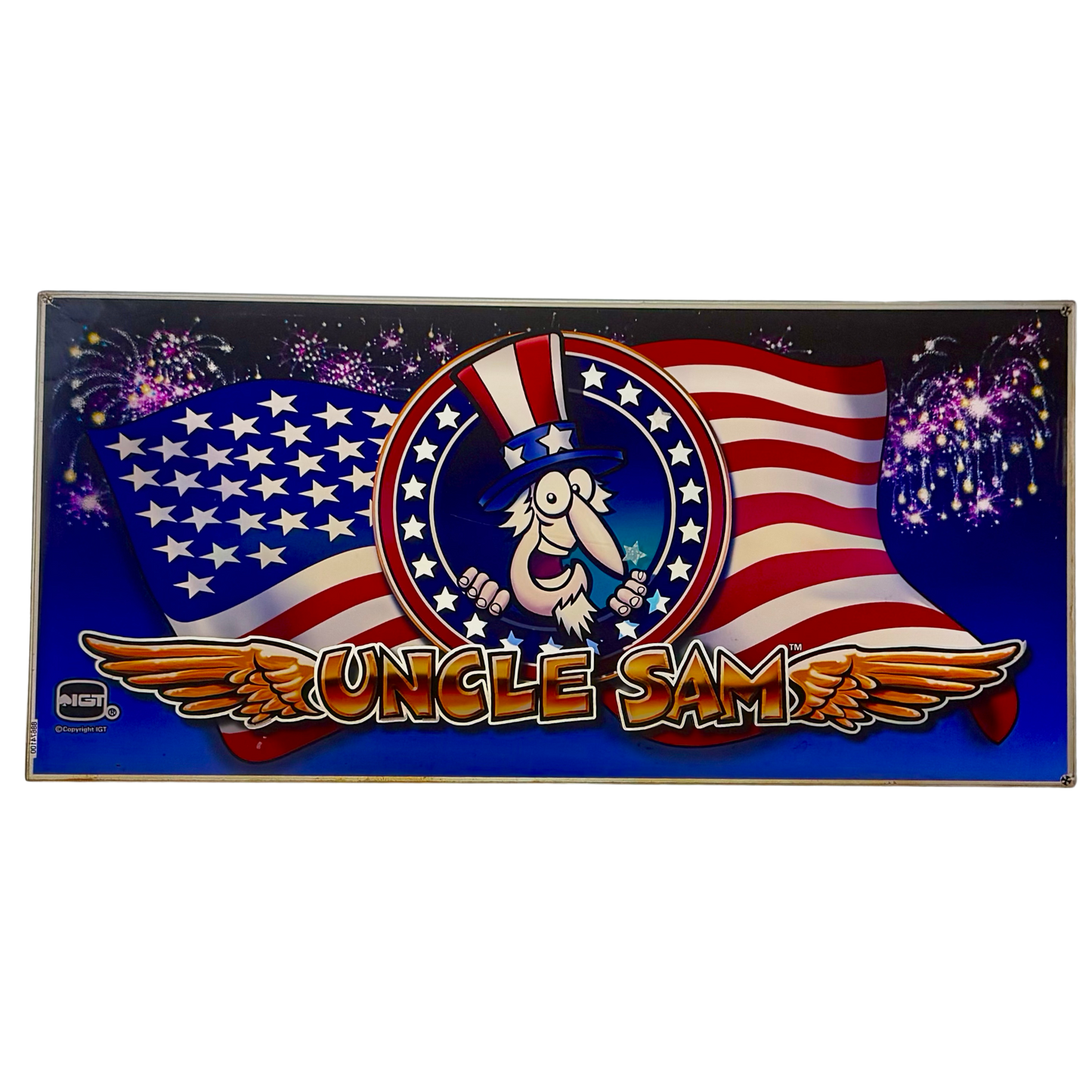 Uncle Sam Slot Glass