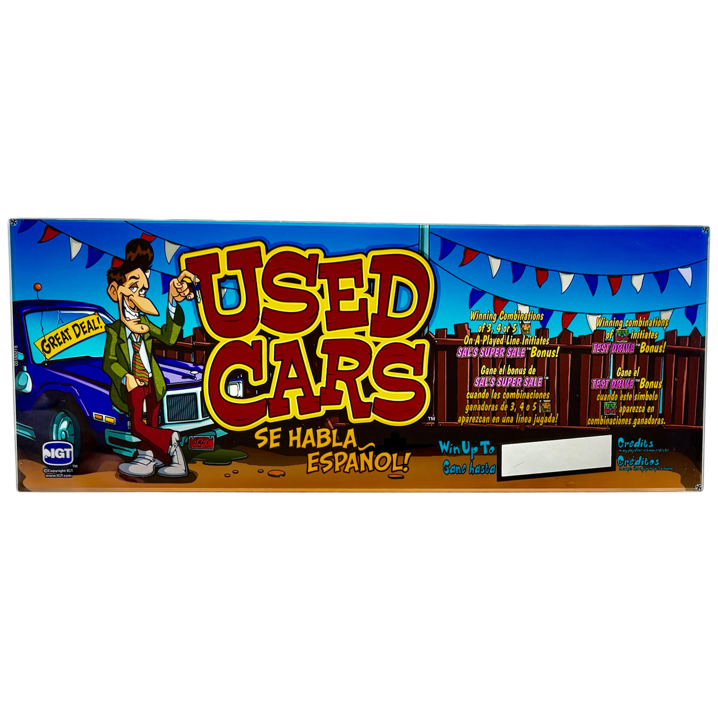 Used Cars Slot Glass