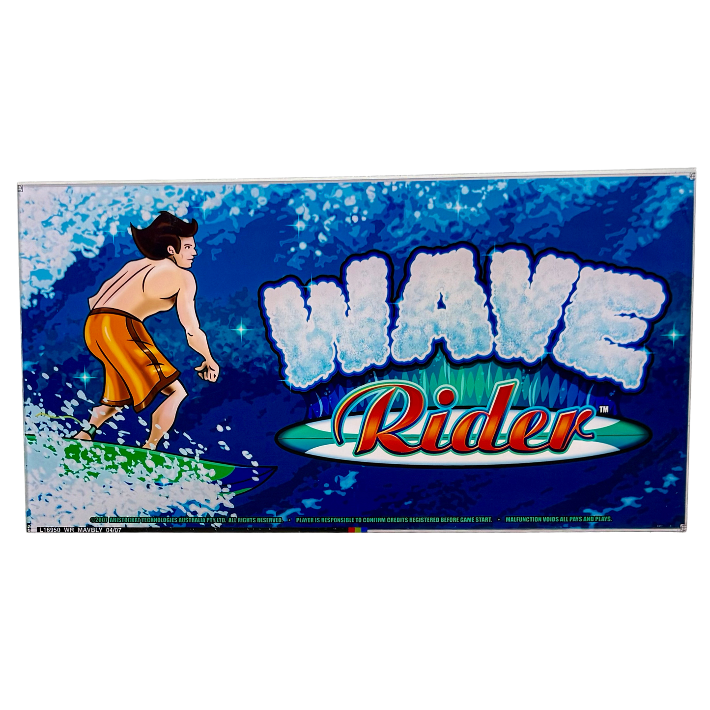 Wave Rider Slot Retro Acrylic