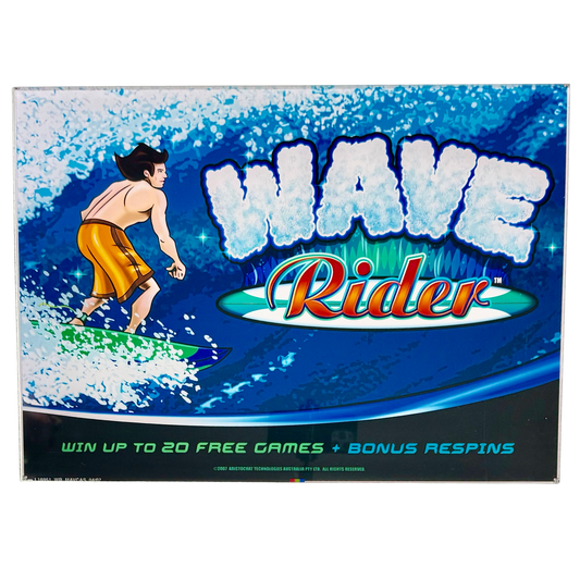 Wave Rider Slot Retro Acrylic