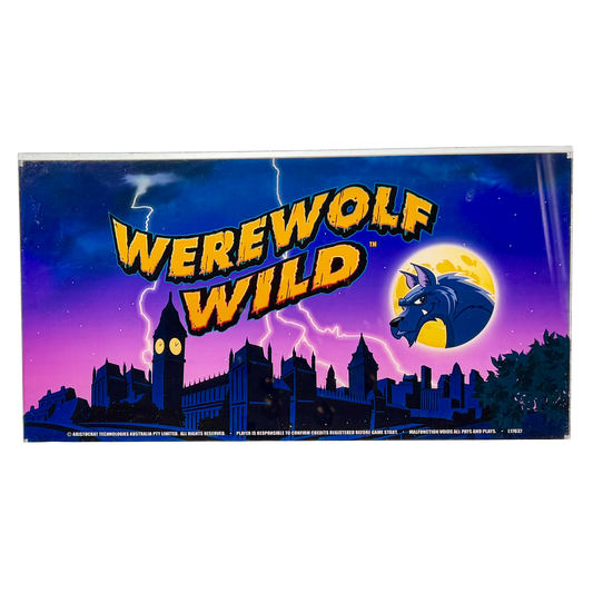 Werewolf Wild Slot Retro Acrylic