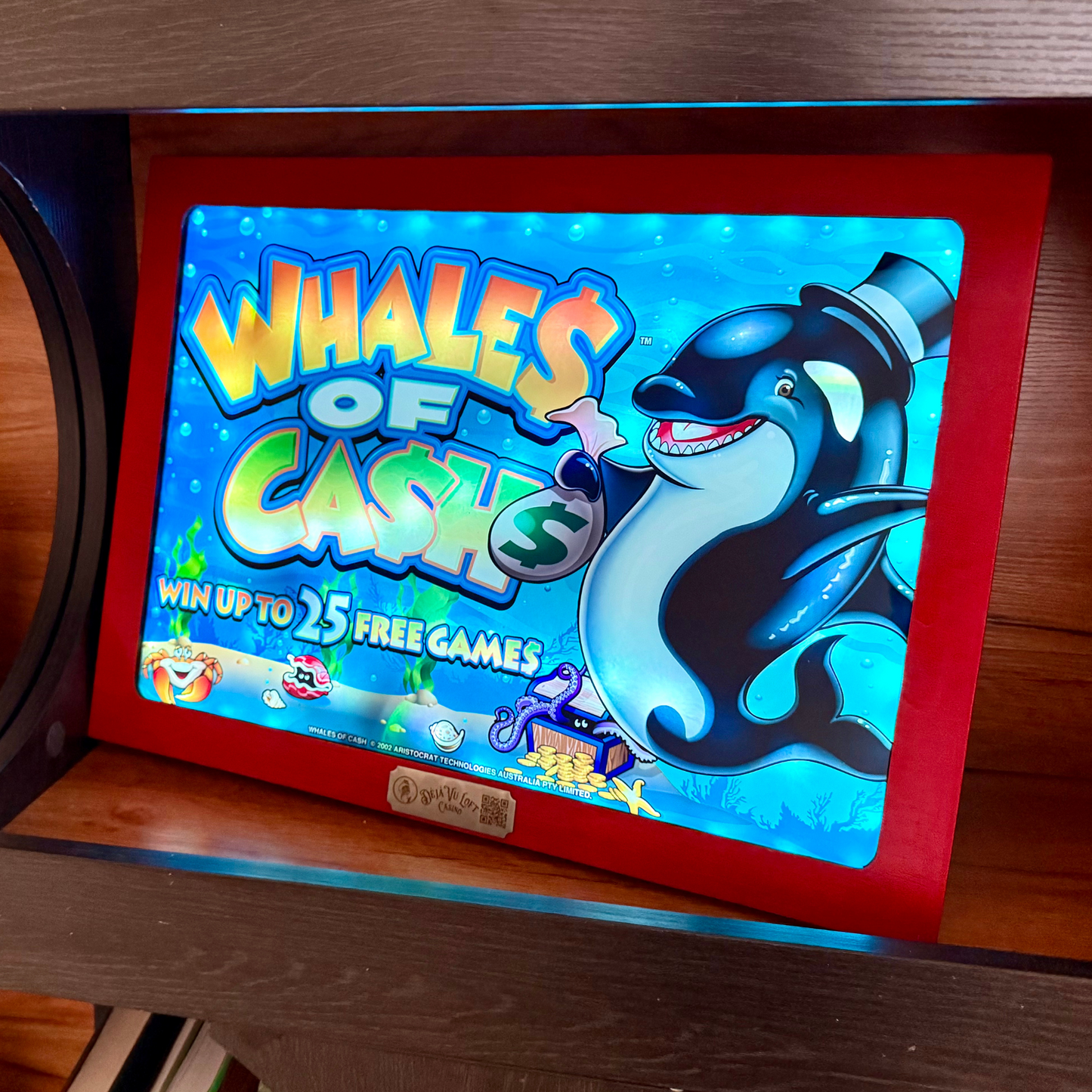 Whales Of Cash Slot Retro Acrylic