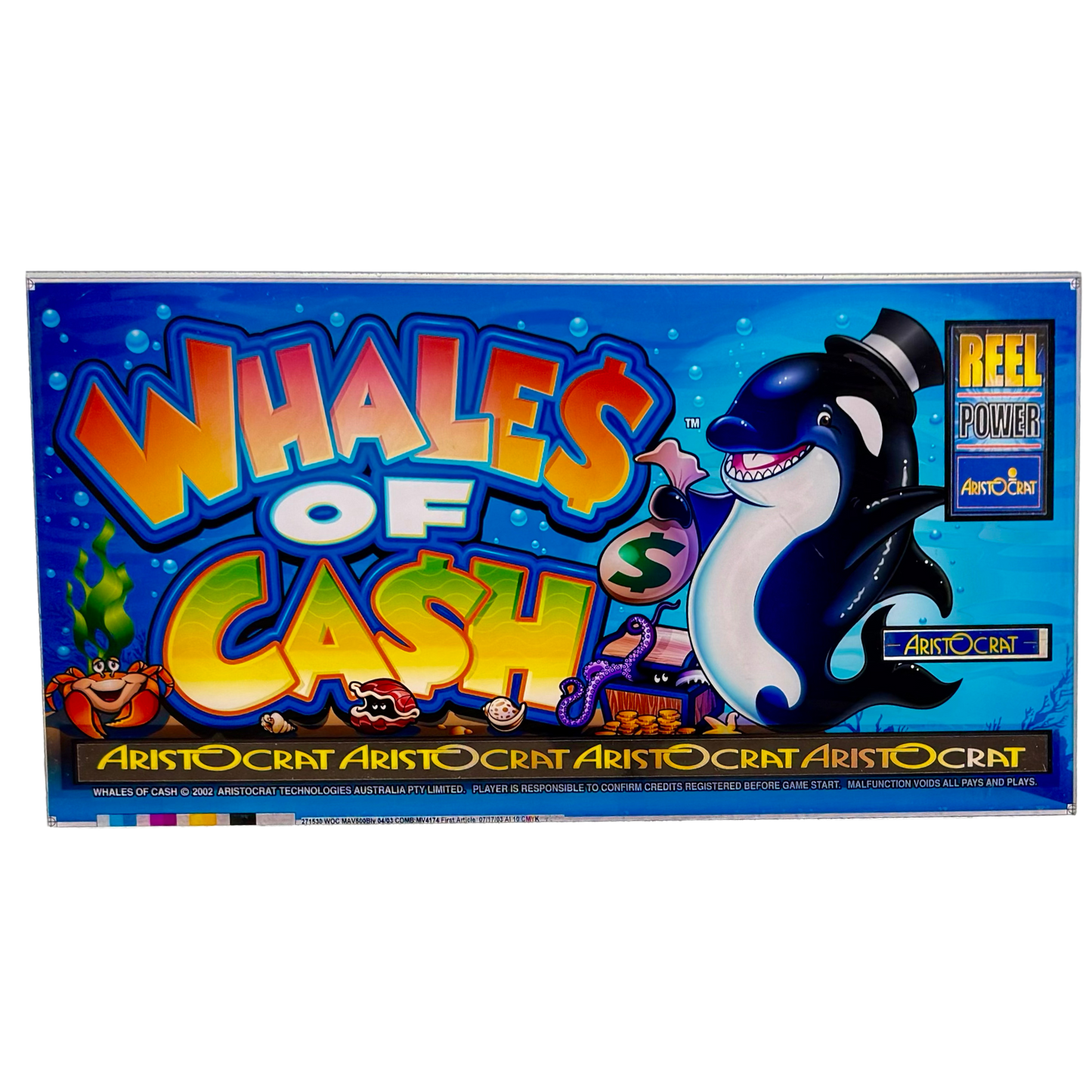 Whales Of Cash Slot Retro Acrylic