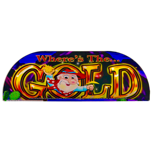 Where's The Gold Slot Retro Acrylic
