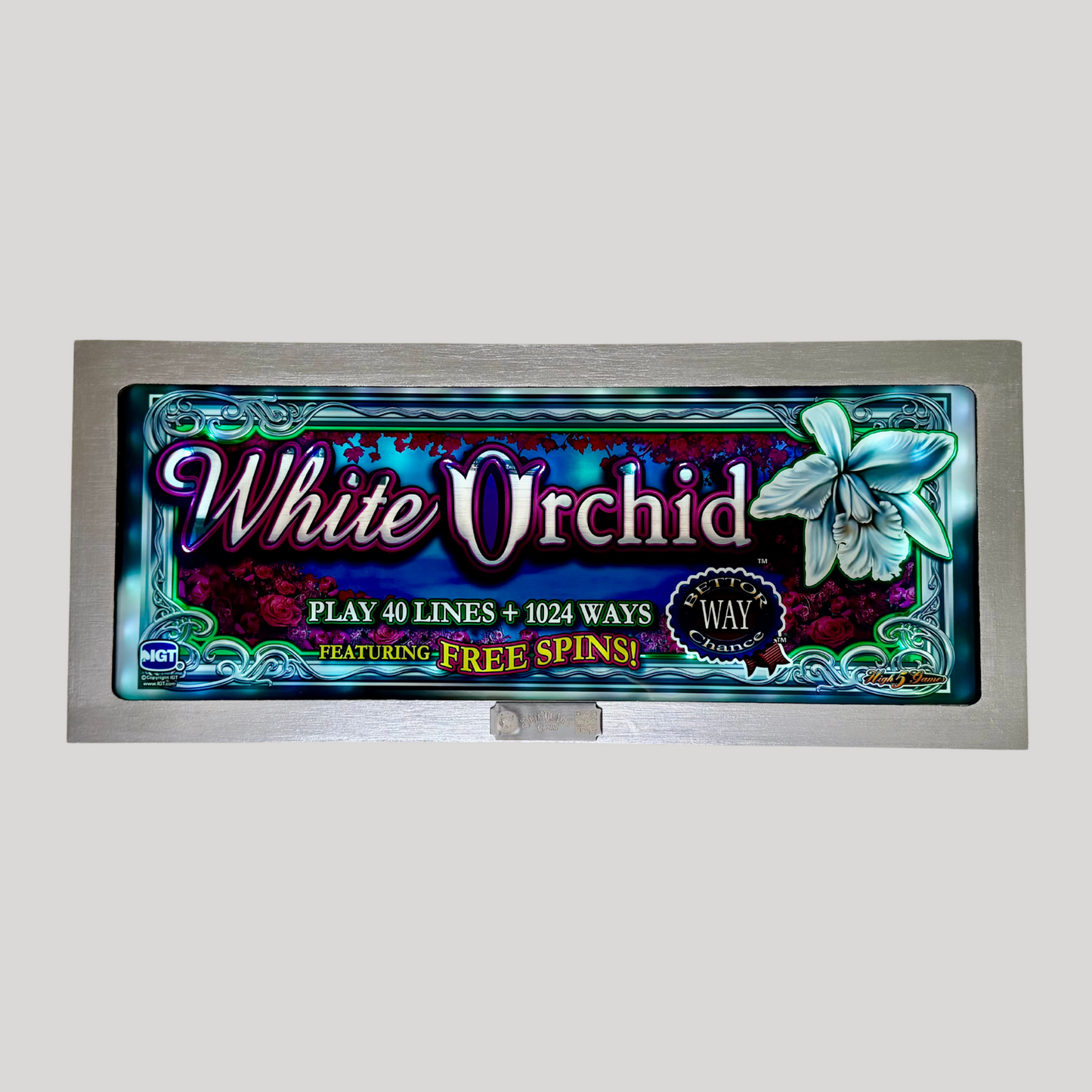 White Orchid Glass
