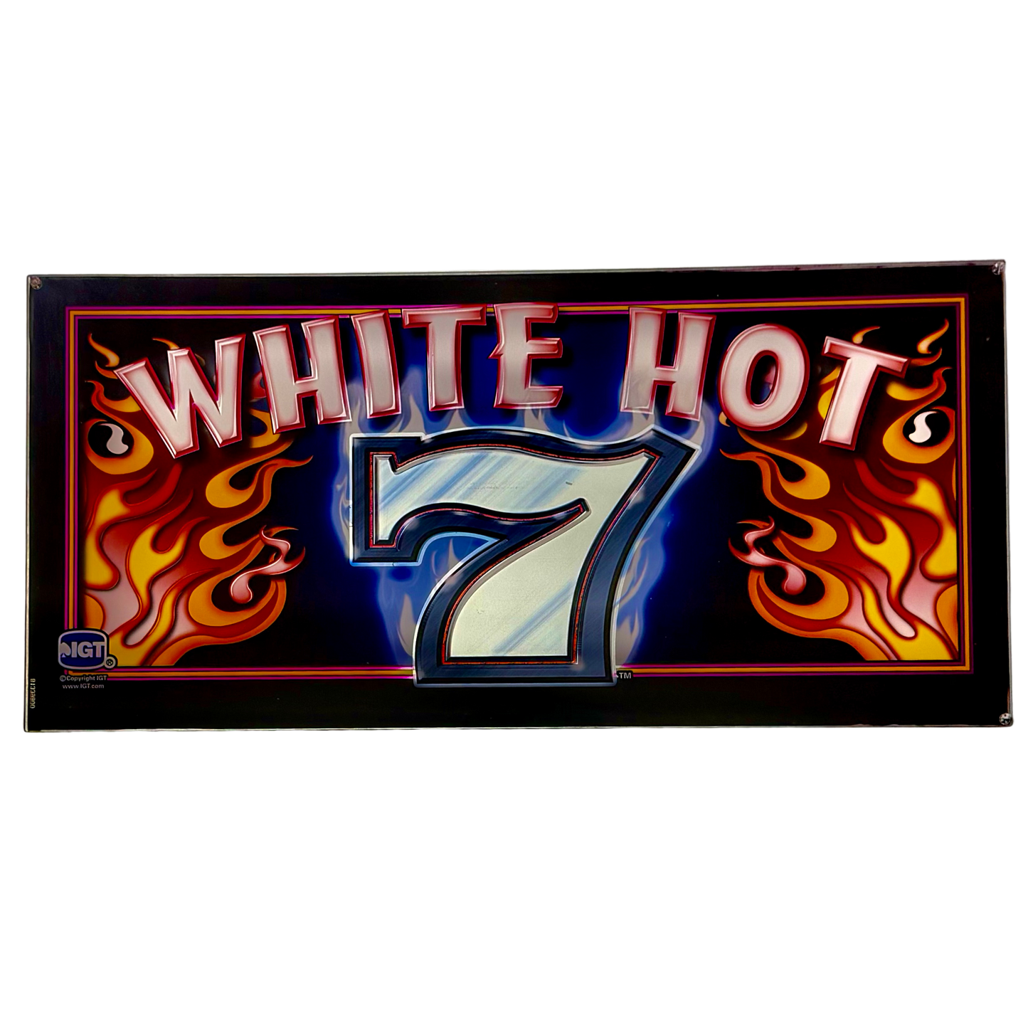 White Hot 7 Slot Glass