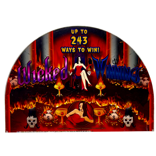 Wicked Winnings Jumbo Slot Glass