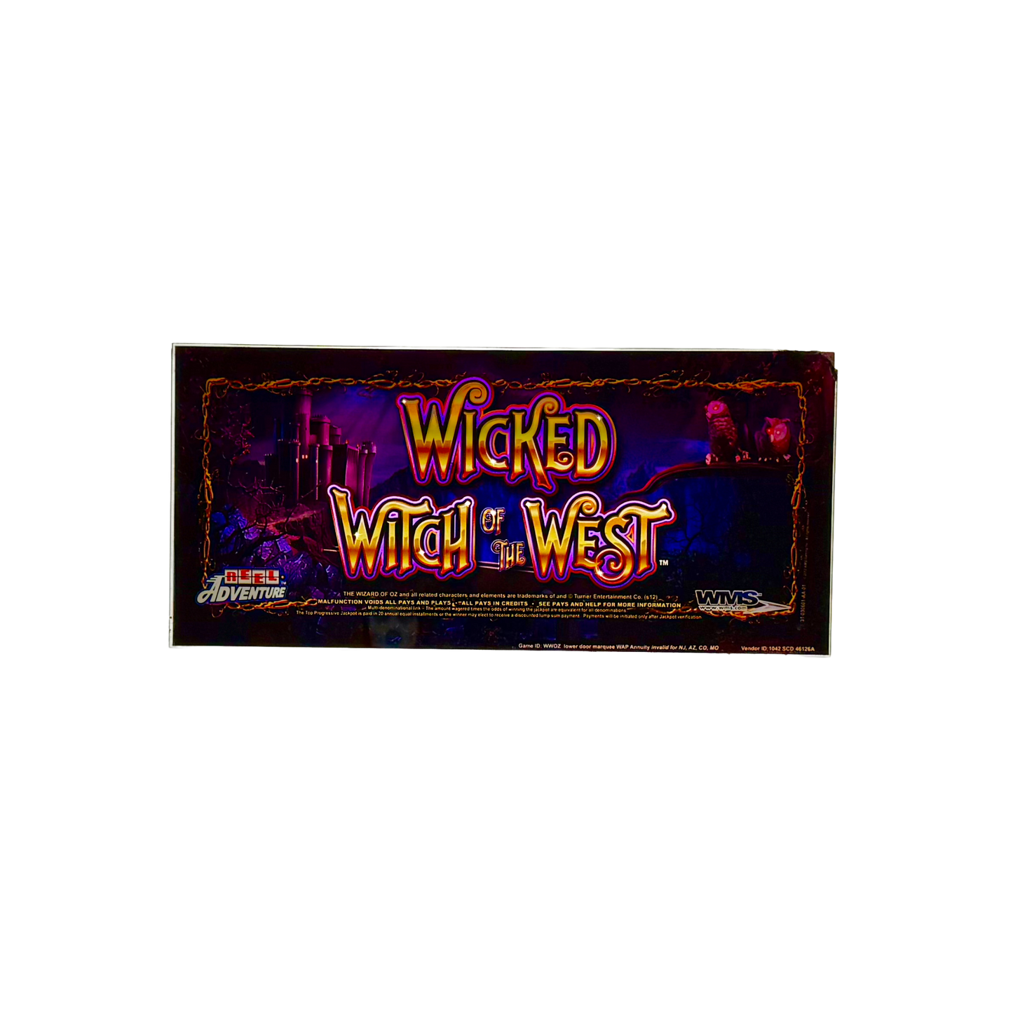 Wicked Witch Of The West Slot Glass