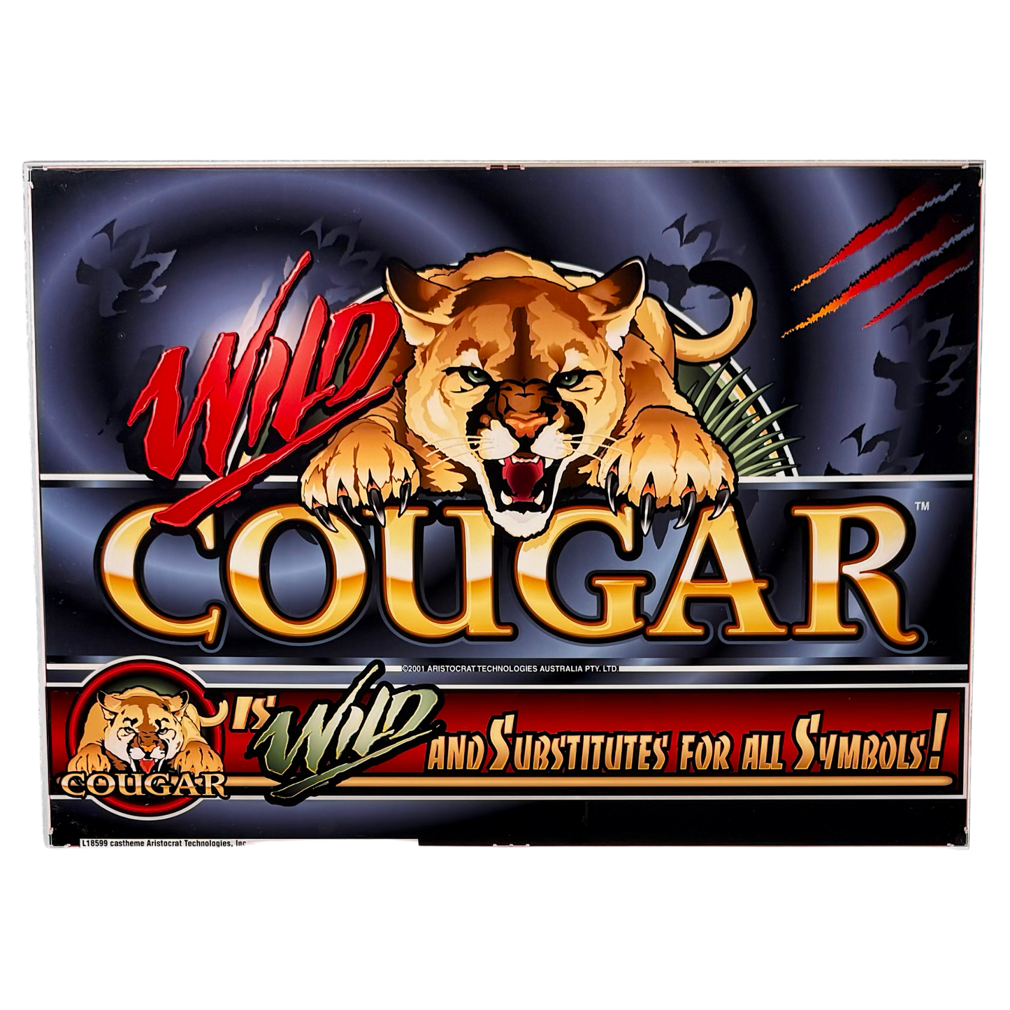 Wild Cougar Slot Retro Acrylic