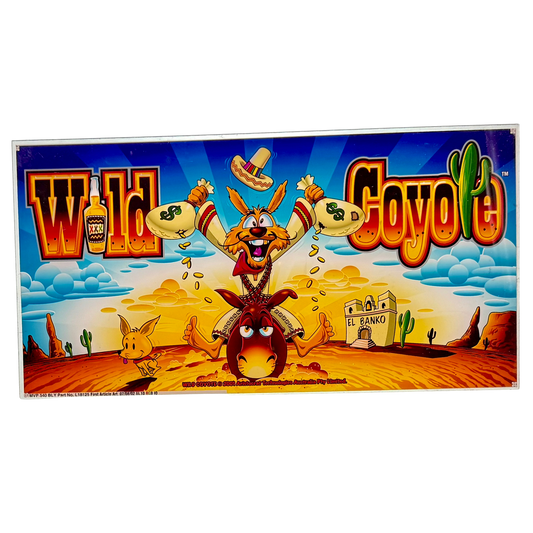 Wild Coyote Slot Retro Acrylic