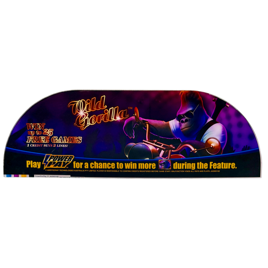 Wild Gorilla Slot Retro Acrylic