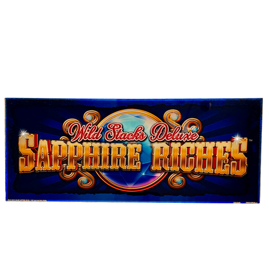 Sapphire Riches Slot Glass