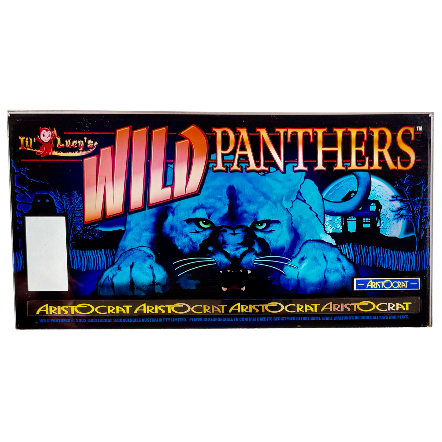 Wild Panthers Slot Retro Acrylic