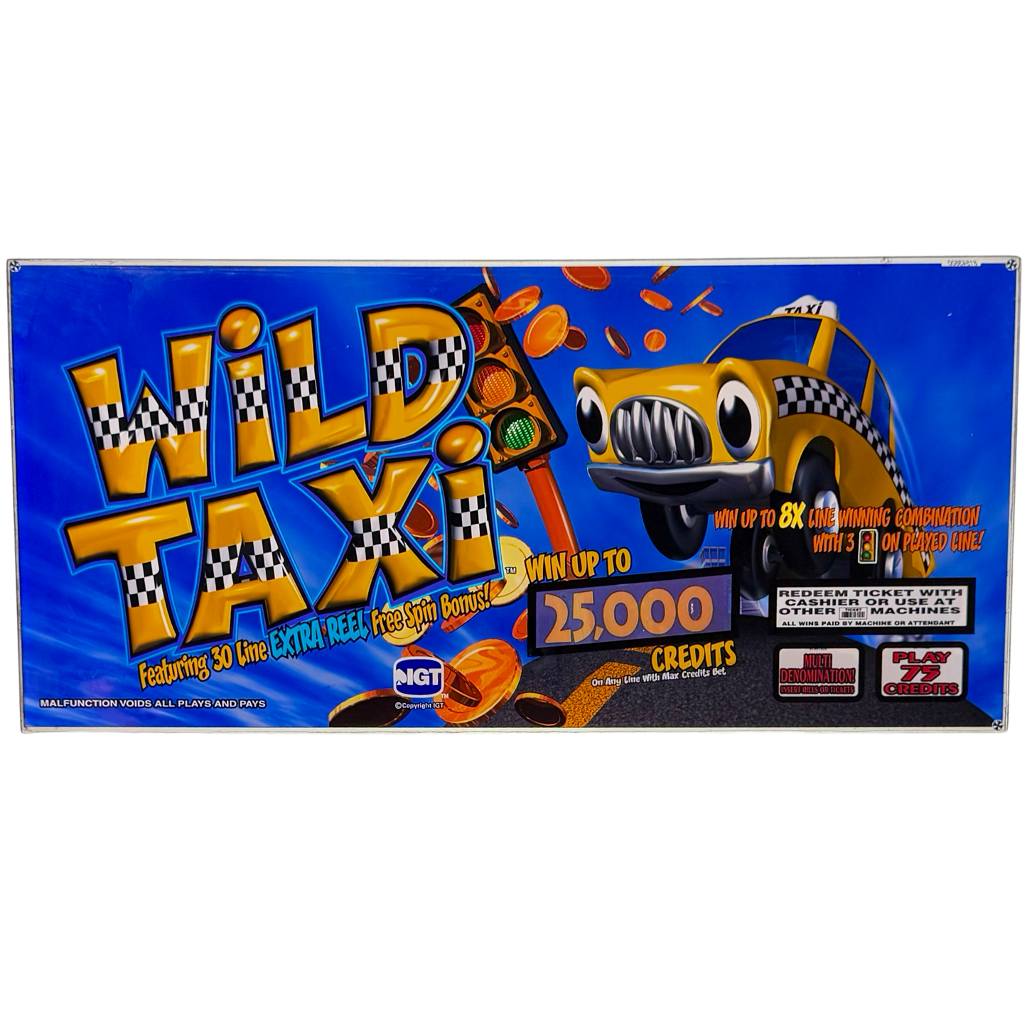 Wild Taxi Slot Glass