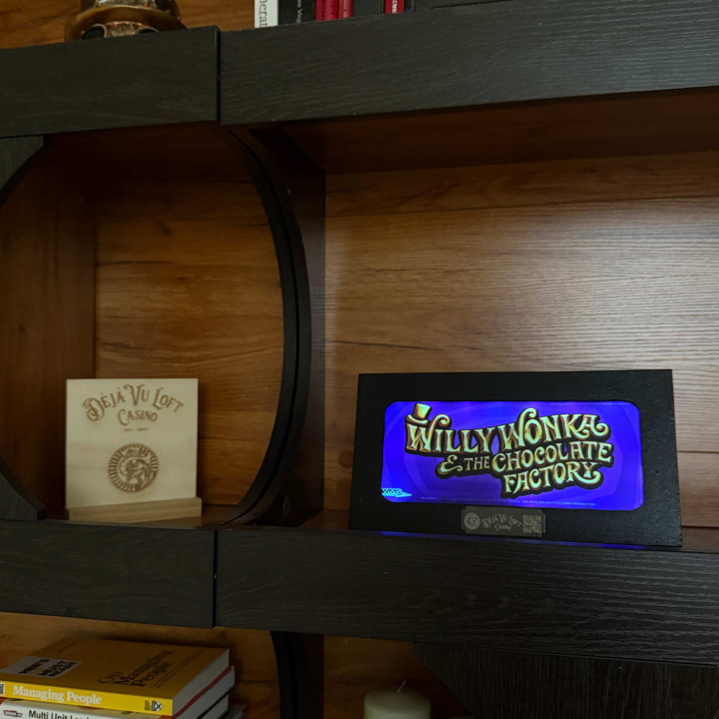 Willy Wonka Slot Glass