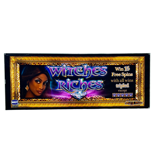 Witches Riches Slot Glass