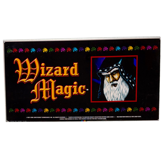 Wizard Magic Slot Retro Acrylic
