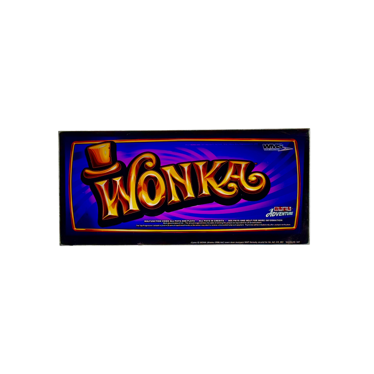 Wonka Slot Glass
