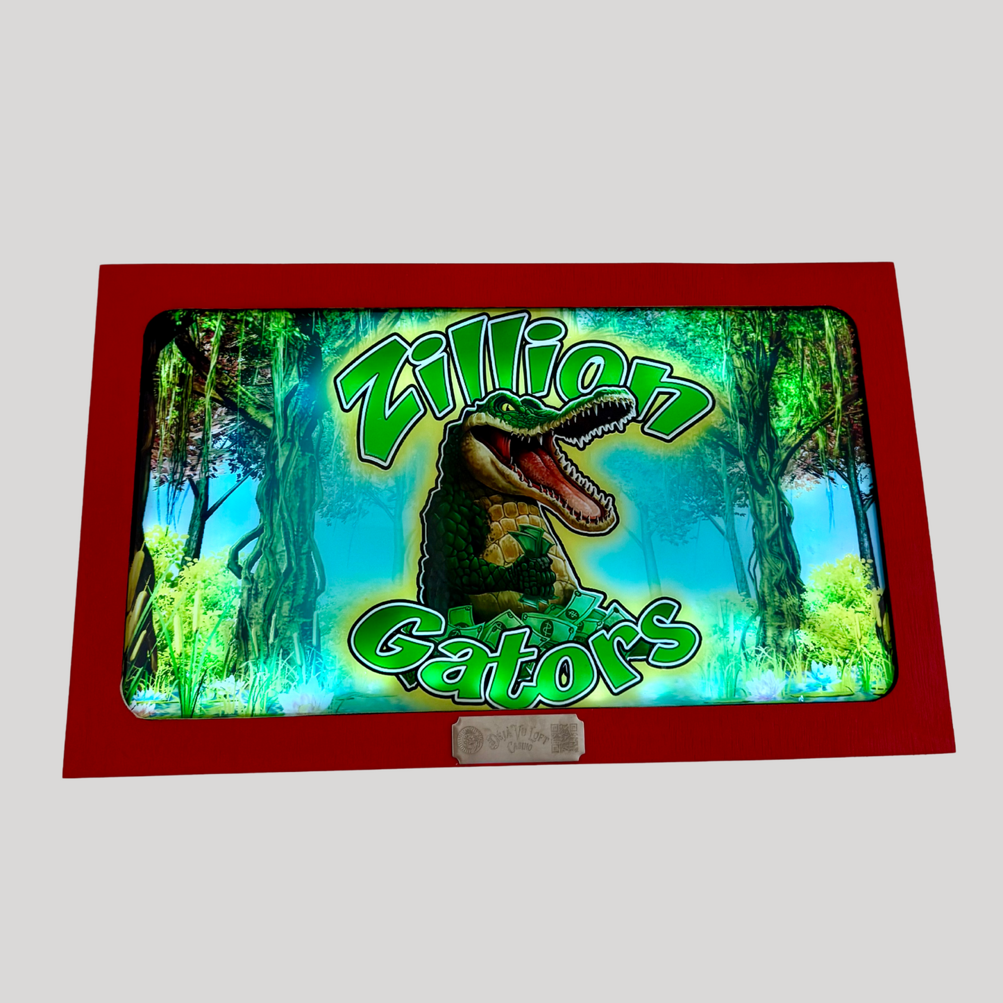 Zillion Gators Slot Retro Acrylic