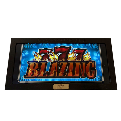 777 Blazing Double Slot Glass